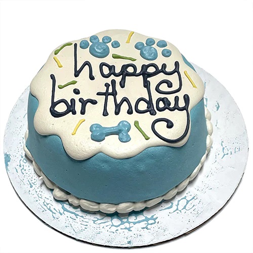 Blue Sprinkles Cake